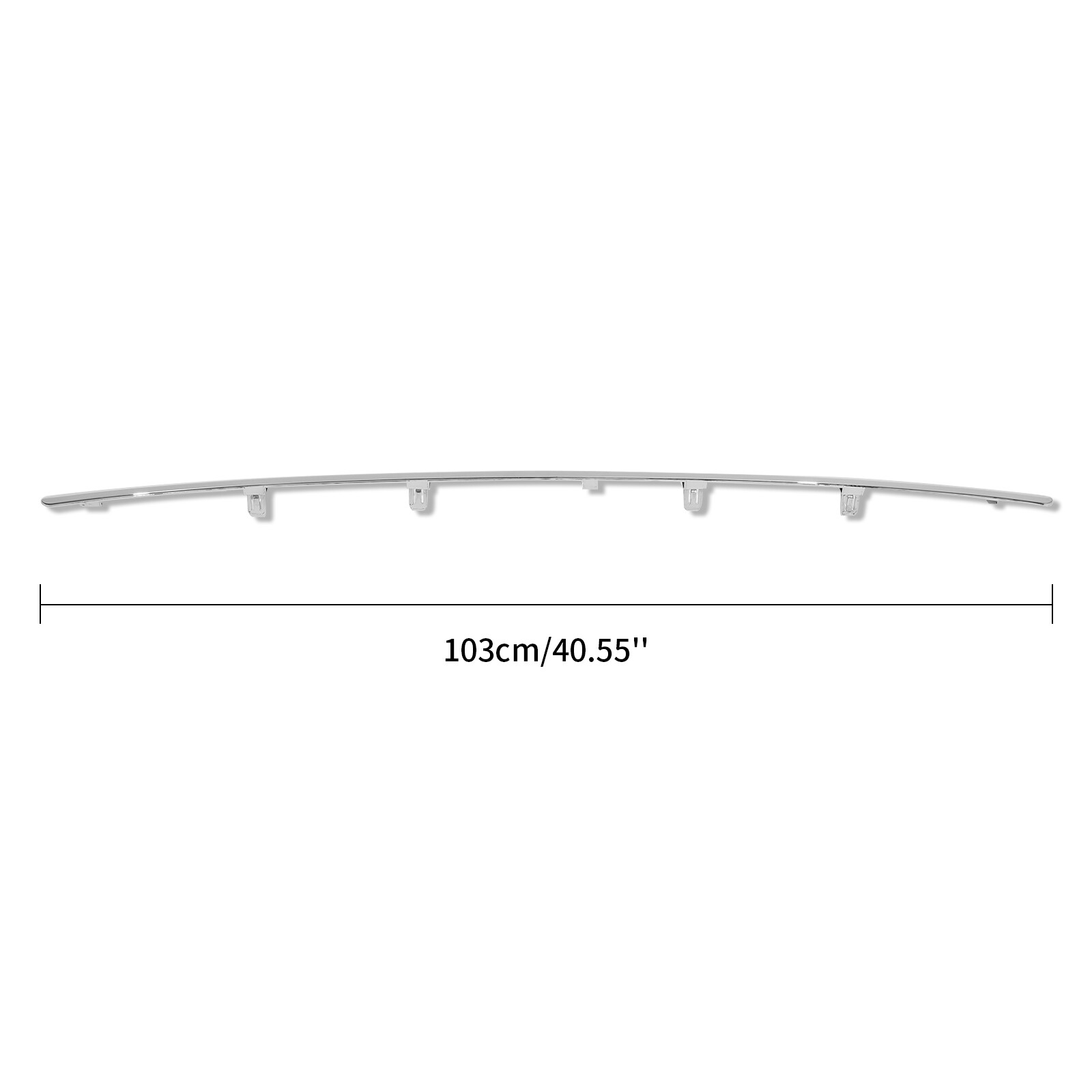 For 2014 2015 2016 Nissan Rogue Front Lower Bumper Chrome Moulding Trim