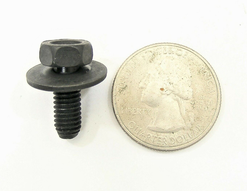 Toyota Body Bolts & U-nut Clips- M6-1.0 x 16mm Long- 10mm Hex- 20pcs (10ea) #379