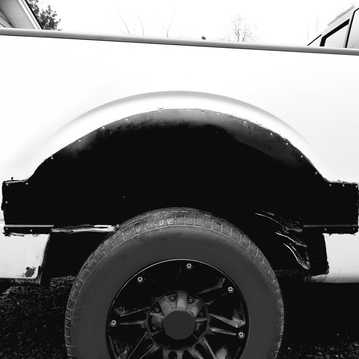 Pair Rear Wheel Arch quarter panel For 09-14 Ford F-150 LD W/O Molding Holes