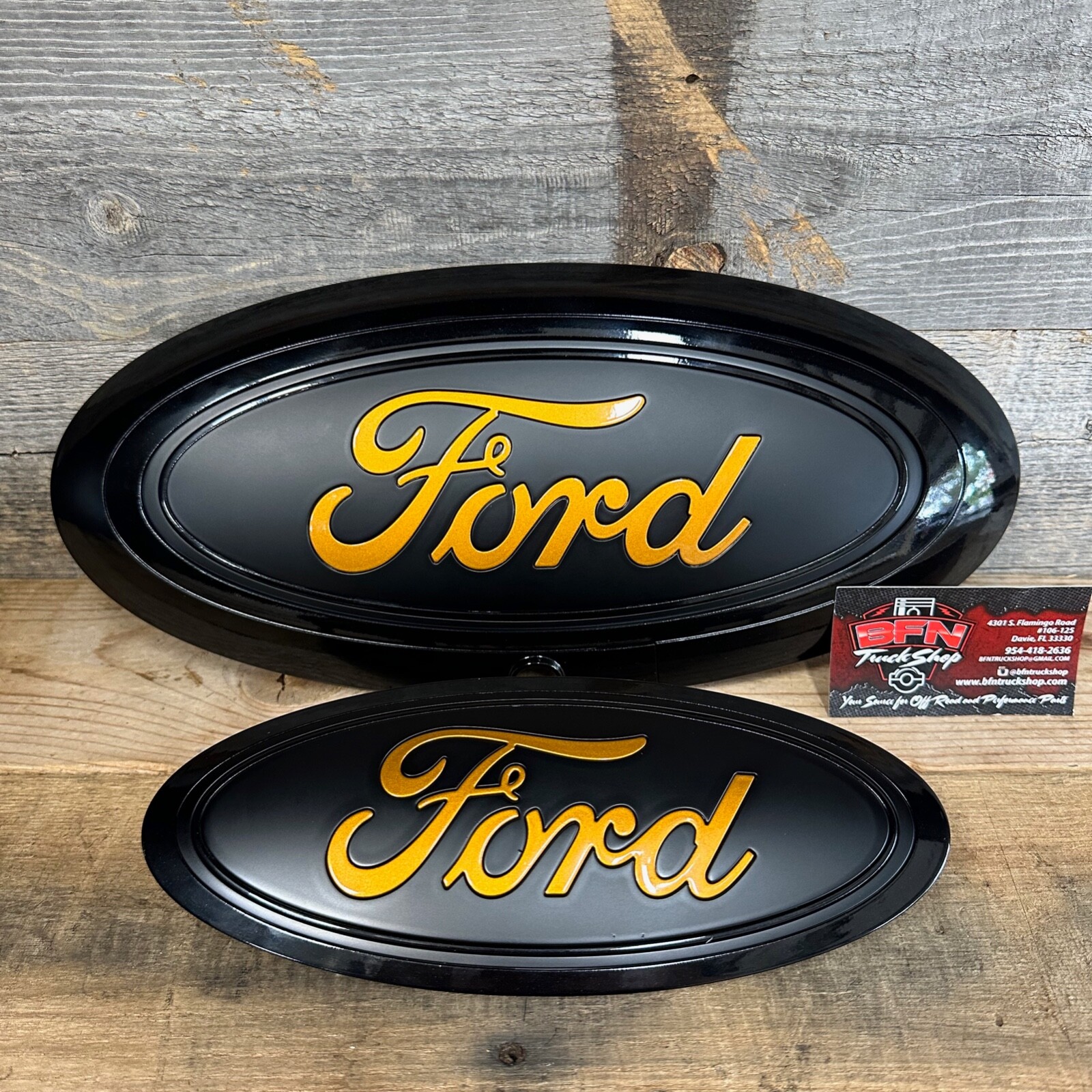 2023+ F250 F350 F450 Superduty Custom Painted Ford Front & Rear Emblem Oval Set