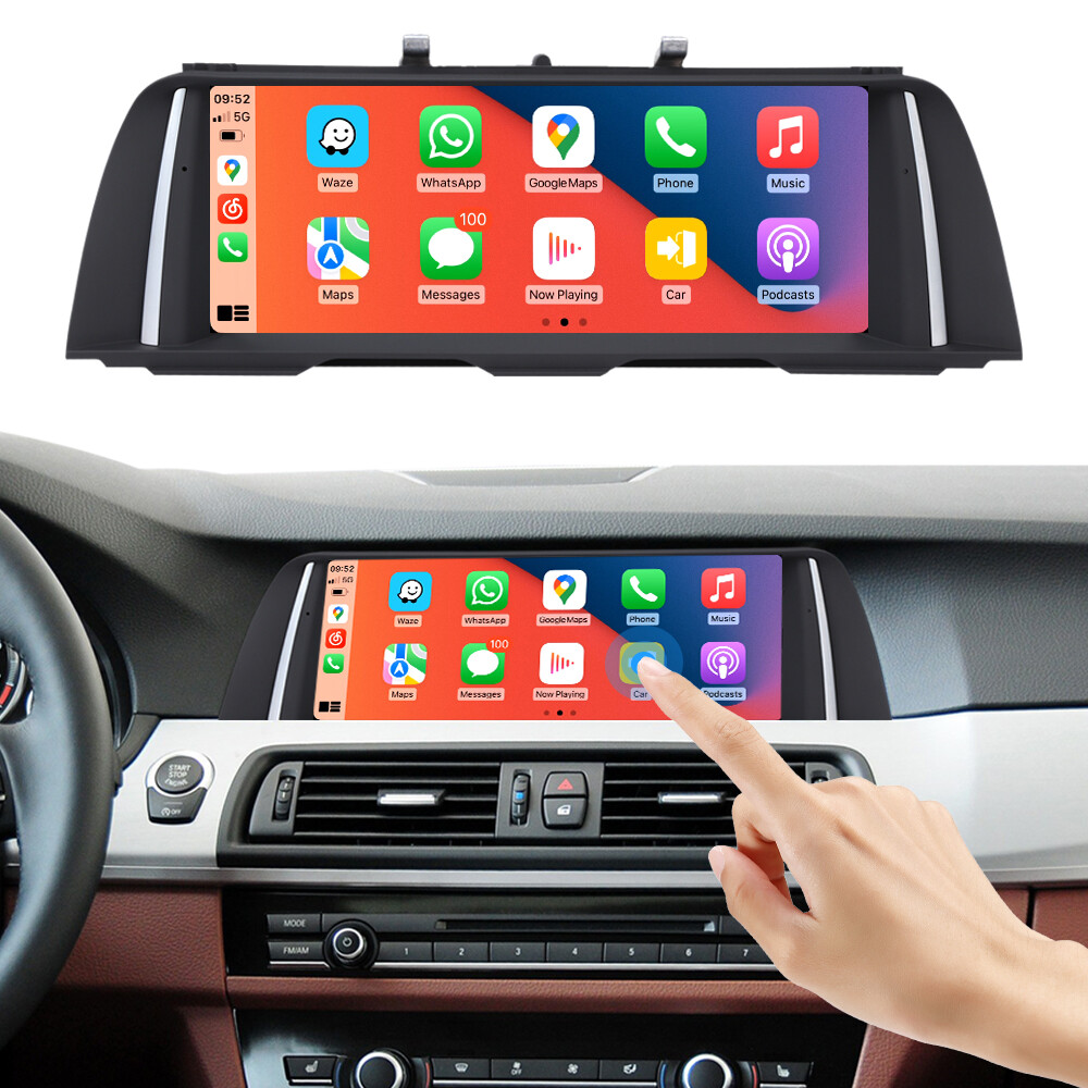 Wireless CarPlay Car Touch Scree For BMW 5 Series F07 F10 F11 F18 NBT 2012-2017