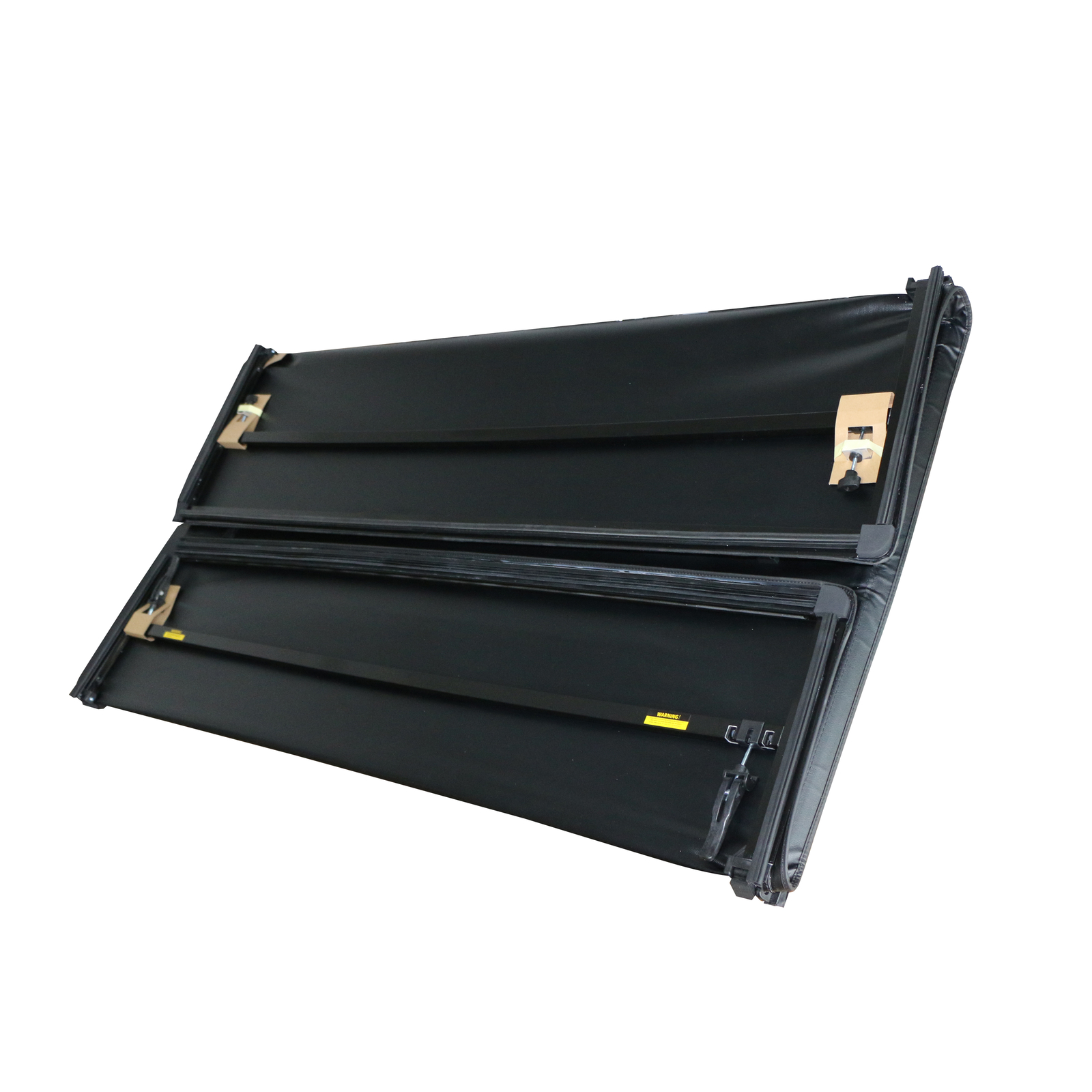 6.5FT Bed 4-Fold Truck Tonneau Cover For 16-21 Nissan Titan XD On Top Waterproof