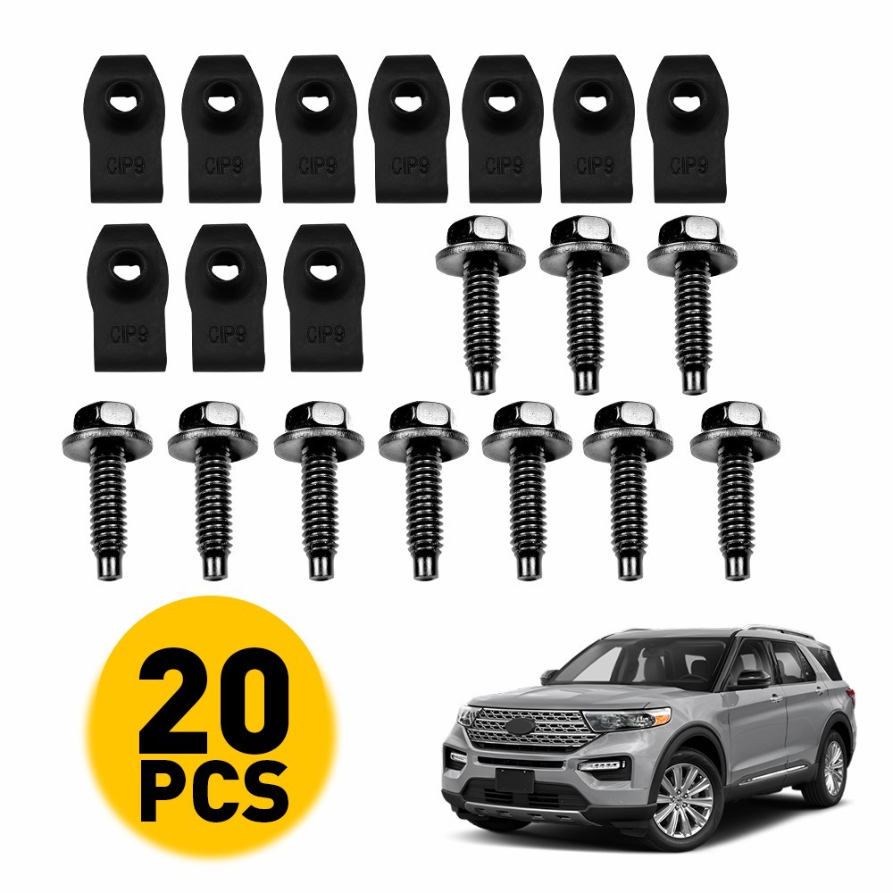 5/16-18 Clips thread Bolts x 5/16-18 1-3/16″ long. 1/2″ hex Truck Body Bolt Clip