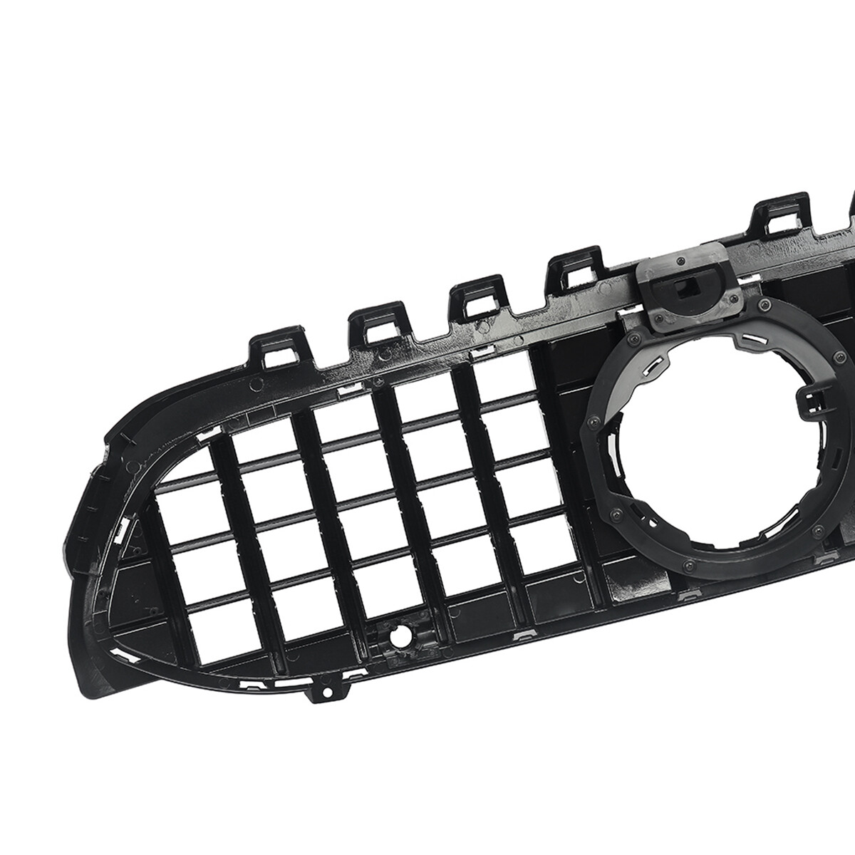 Gloss Black Front Grille W/Mirror Star For Benz A-Class W177 A200 A220 2019-2022