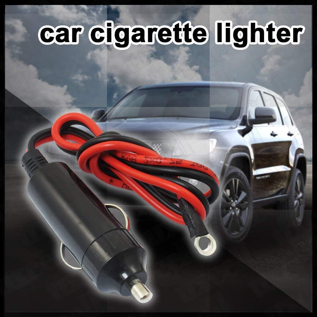 DC12V Car Auto Male Plug Cigarette Lighter Power Supply Cord with 45cm Cable