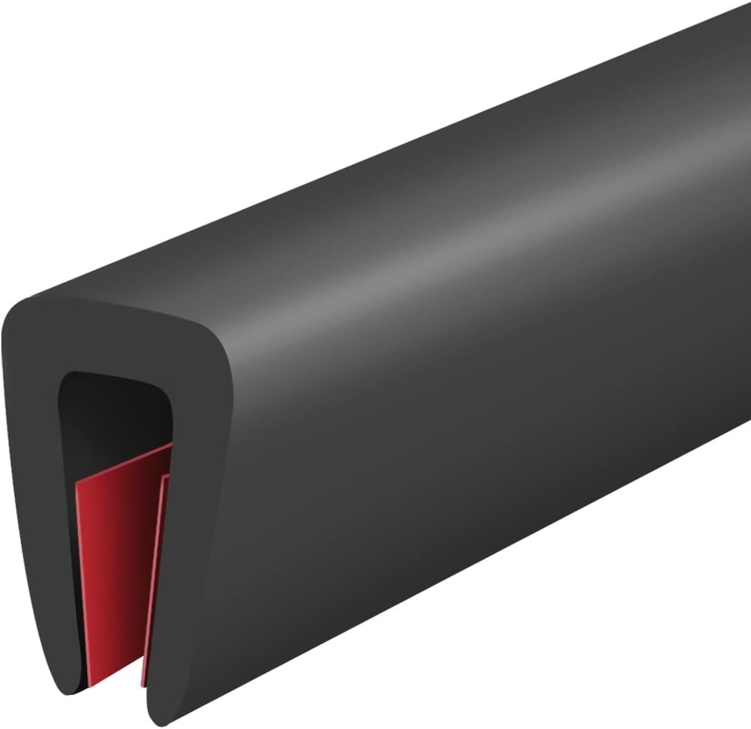 Rubber Edge Trim, Self-Adhesive U Channel Rubber Edge Trim, U Shaped Edge Pro…