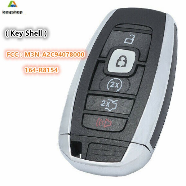 for Lincoln Continental MKC MKZ Navigator 17-20 Smart Remote Key Shell Case Fob