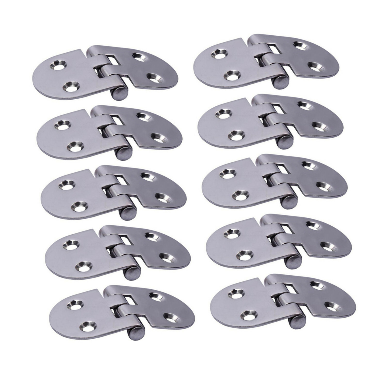 10X Stainless Steel Marine Boat Hinges Door Butterfly Hinges 3″ X 1.5″