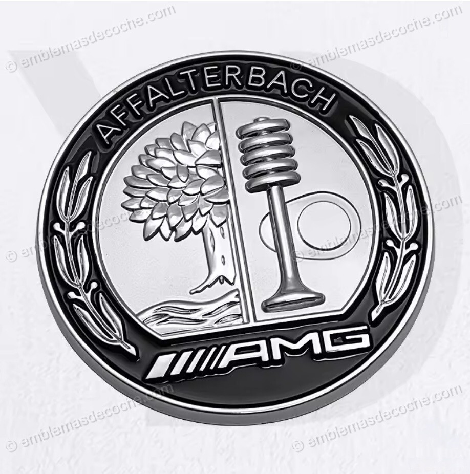 AMG 3D Emblem Logo 57mm 64mm for Mercedes Benz adhesive