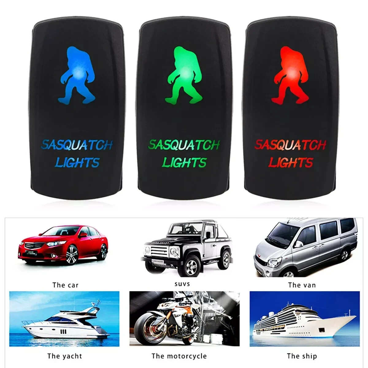 New Backlit Light Control Rocker Toggle Switch Button For ARB Carling OFF ROAD
