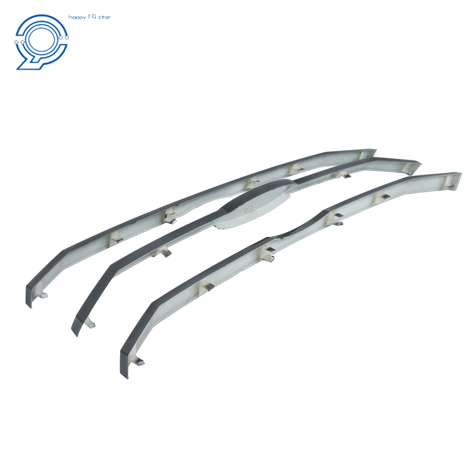 3Pcs Front Grille Bar Insert Black Plastic For 2009 2010 2011 2012 Ford Flex