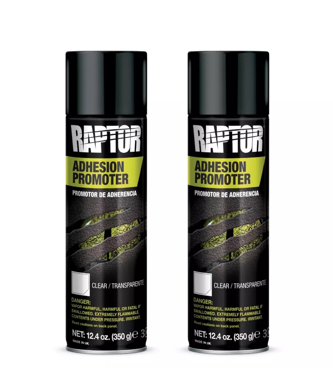 (2 PACK) U-POL 5024 Raptor 1K Adhesion Promoter Aerosol 12.4 oz