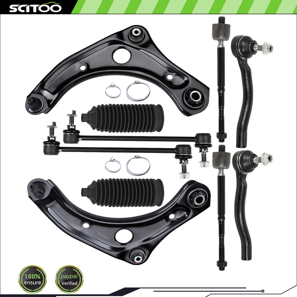 Suspension Lower Control Arm Tie Rod Sway Bar For 12-19 Nissan Versa Note Micra