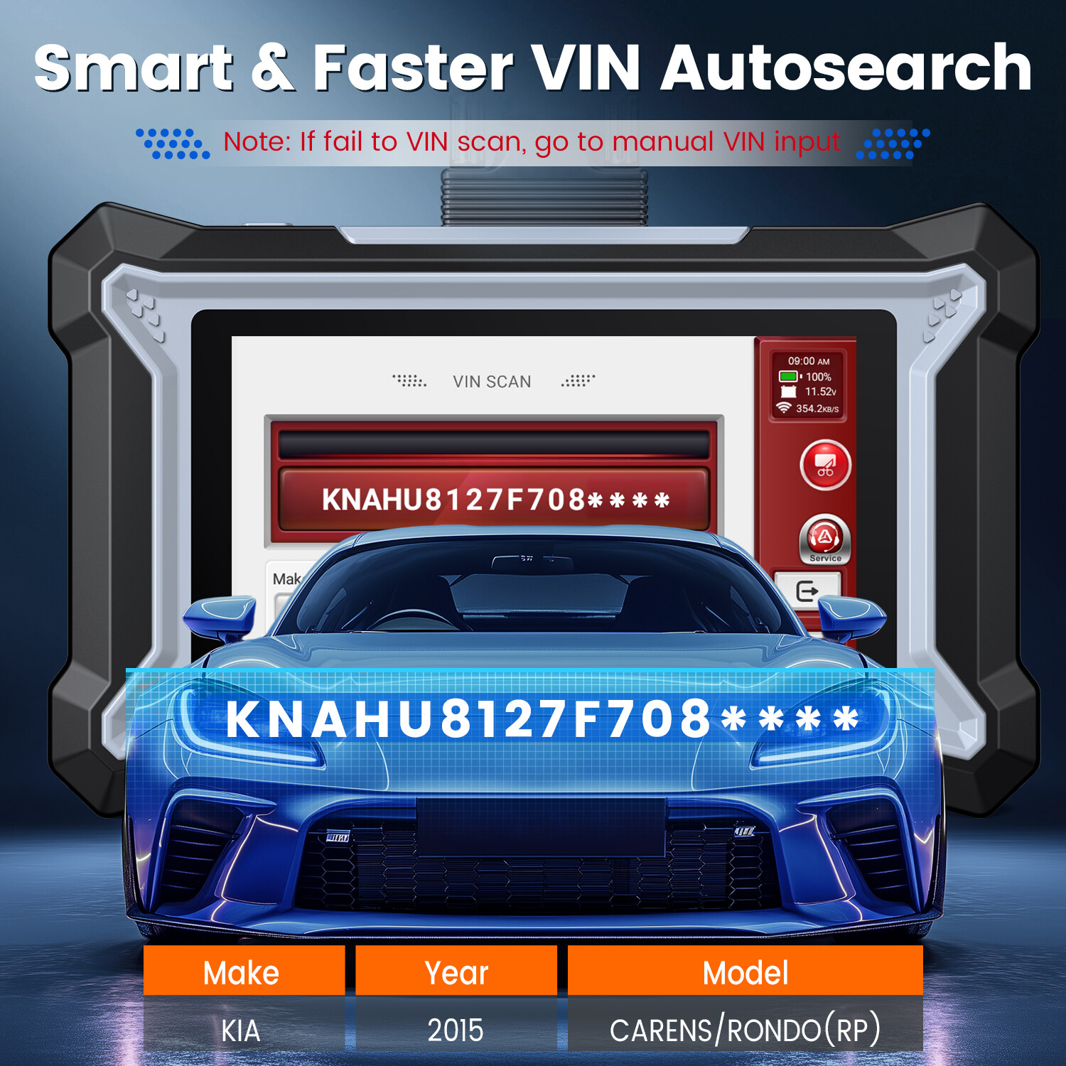 LAUNCH CRP129i Car OBD2 Scanner Diagnostic Tool Code Reader ABS SRS Oil EPB TPMS