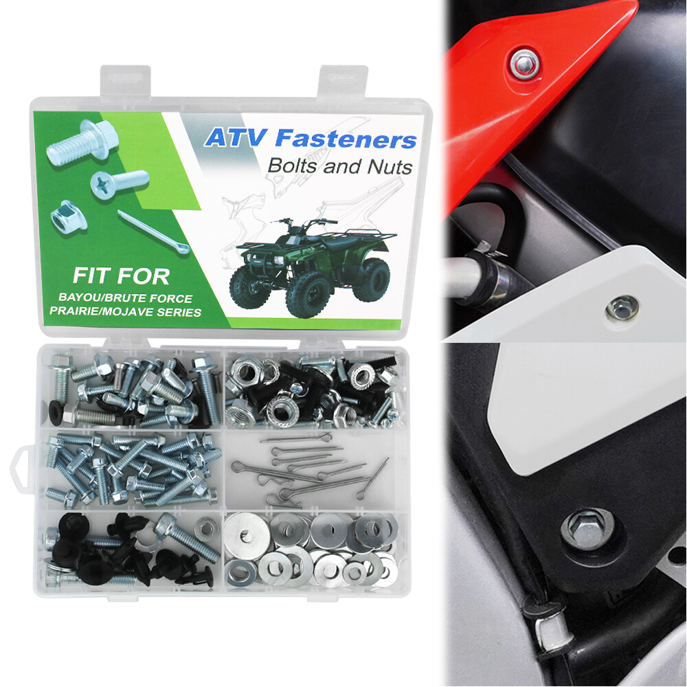 160 PCS Full Frame Fairing Bolts Kit Fit For Kawasaki Brute Force 650 2005-2013