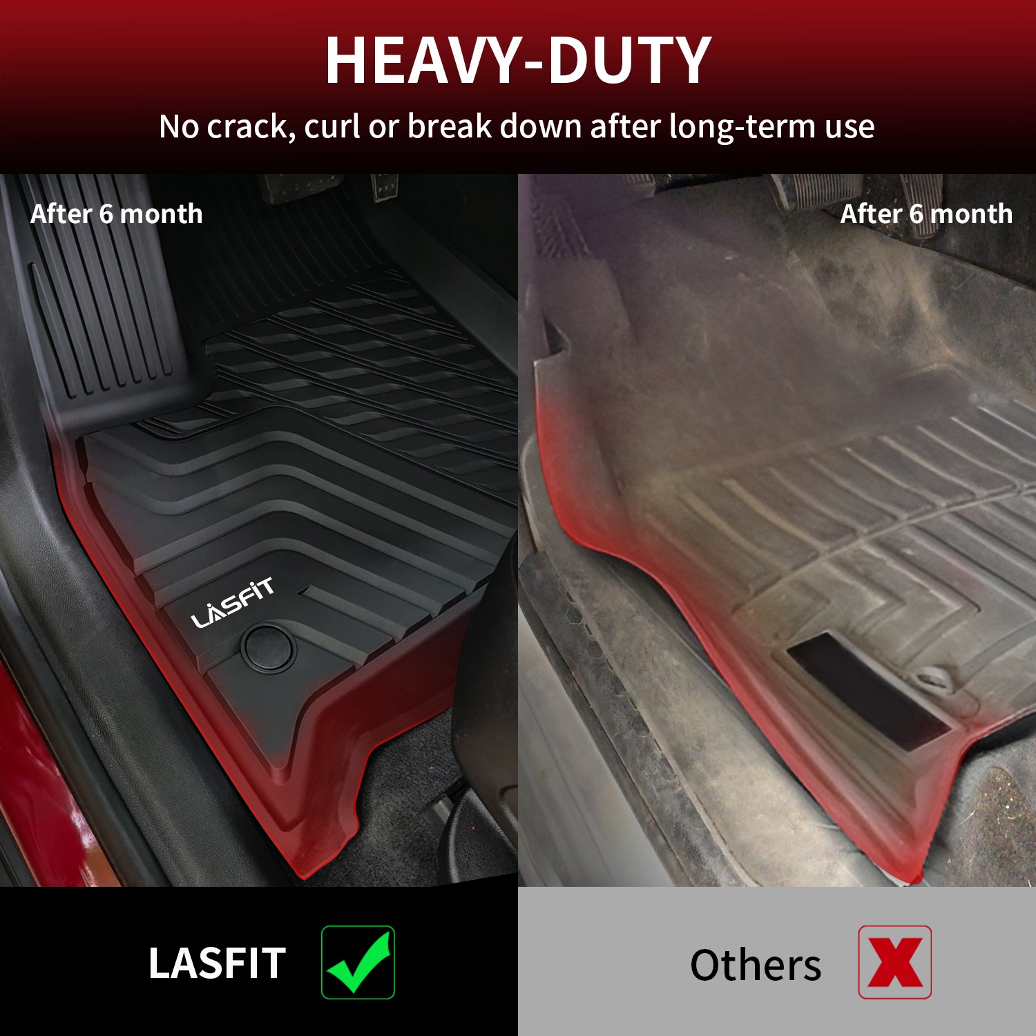 Floor Mats for Chevy Traverse 2018-2023 / Traverse Limited 2024 7-Seats Liners