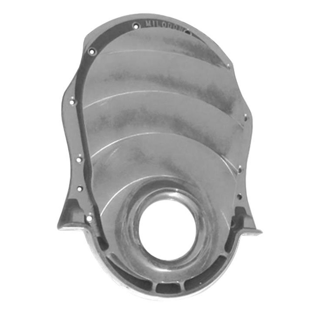 Milodon Timing Cover 14855; 1pc Aluminum CNC Machined for 66-90 Chevy 396-454
