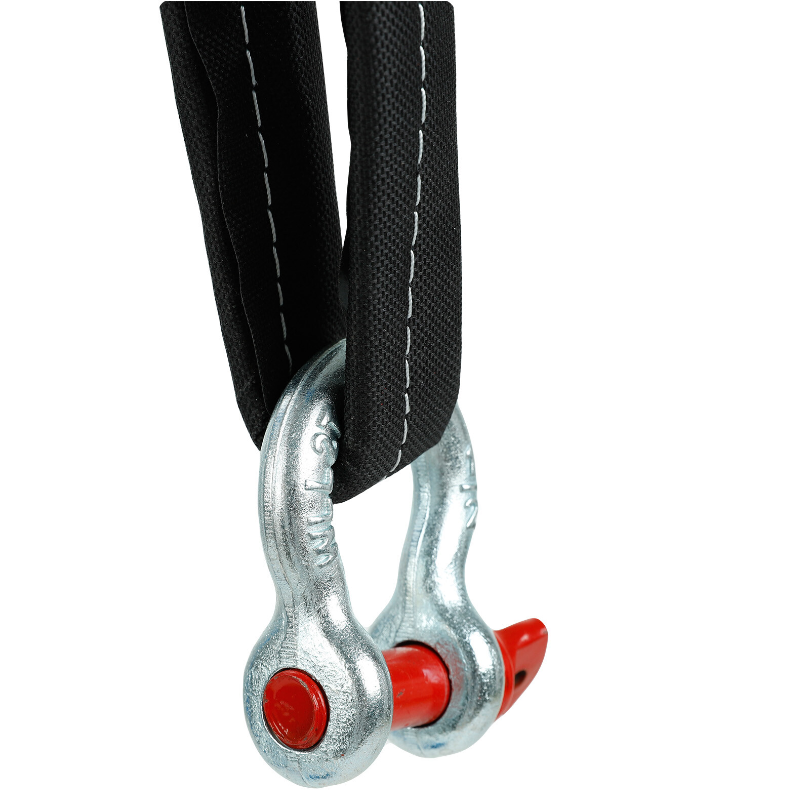 Heavy Duty Recovery Tow Rope Strap w/ D-Ring Hook 20000 LB Capacity 2″ X 20′