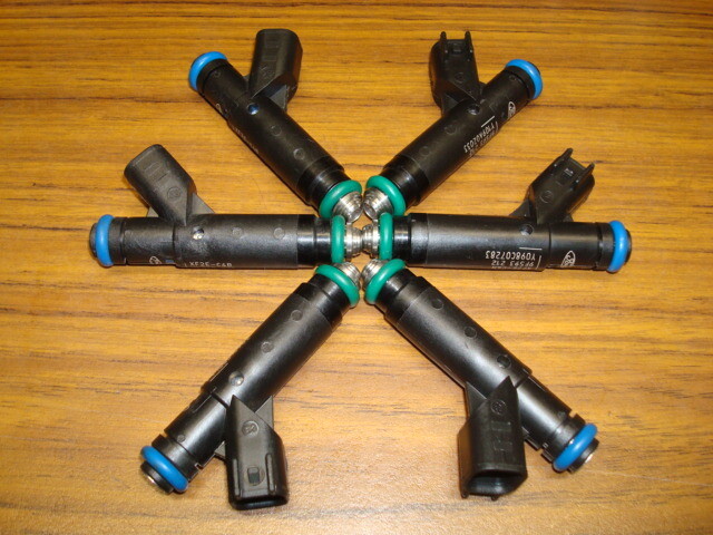 6 Ford XF2E-C4B OEM Injectors 1999-2005, 3.0 L, 3.8 L, 4.2 L. 6 cyl BRAND NEW!