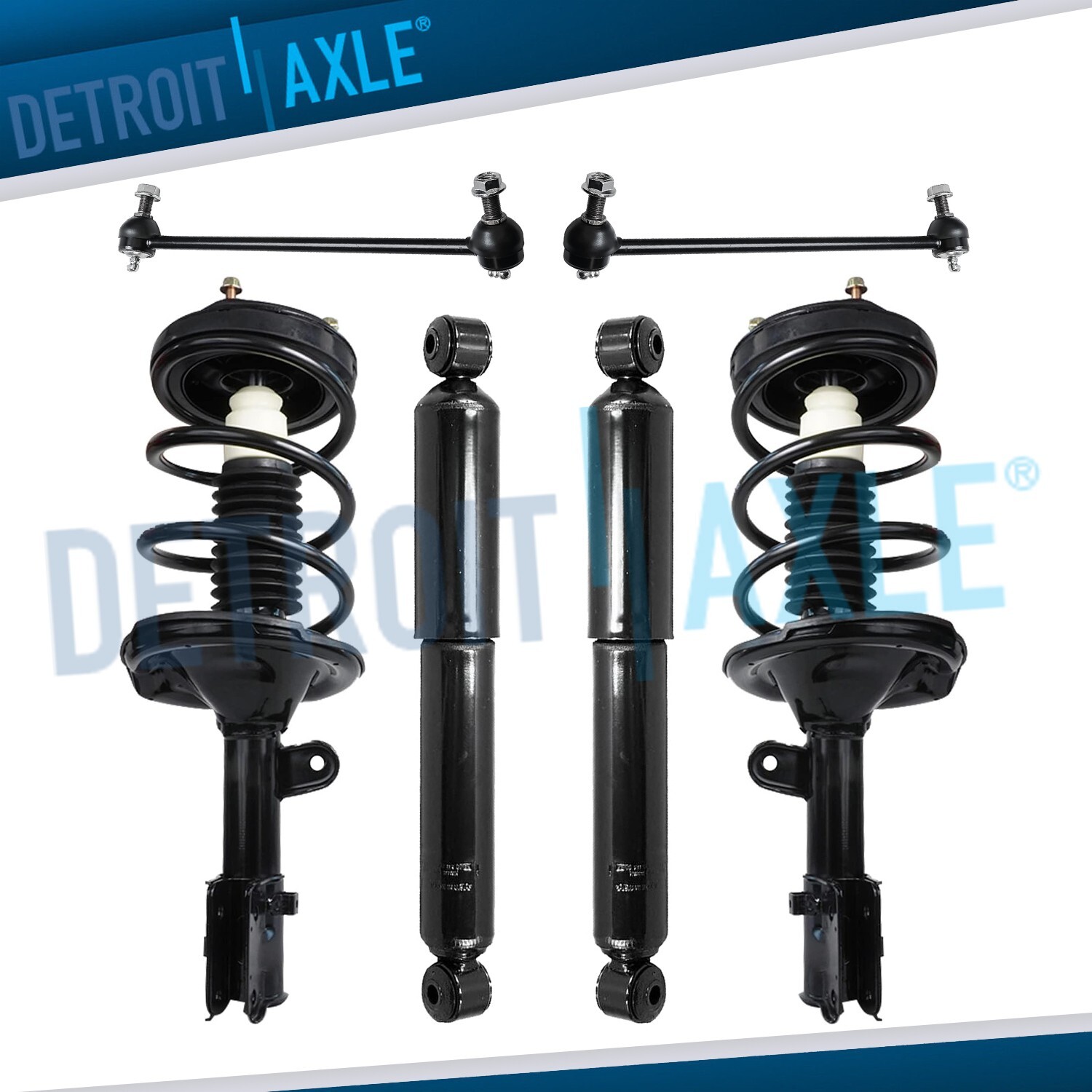 Front Spring Strut Sway Bar Rear Shock Absorber for Kia Sedona Hyundai Entourage