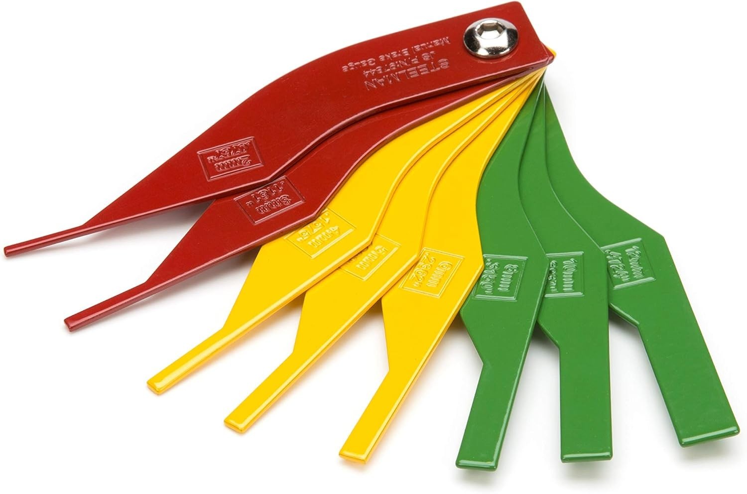 Color-Coded 8-Piece Brake Thickness Measurement Set – For Safe, Accurate Repairs