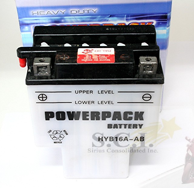 HONDA VT700 VT750 VT1100 SHADOW 1983 – 2001 HYB16A-AB BATTERY SHIPS DRY