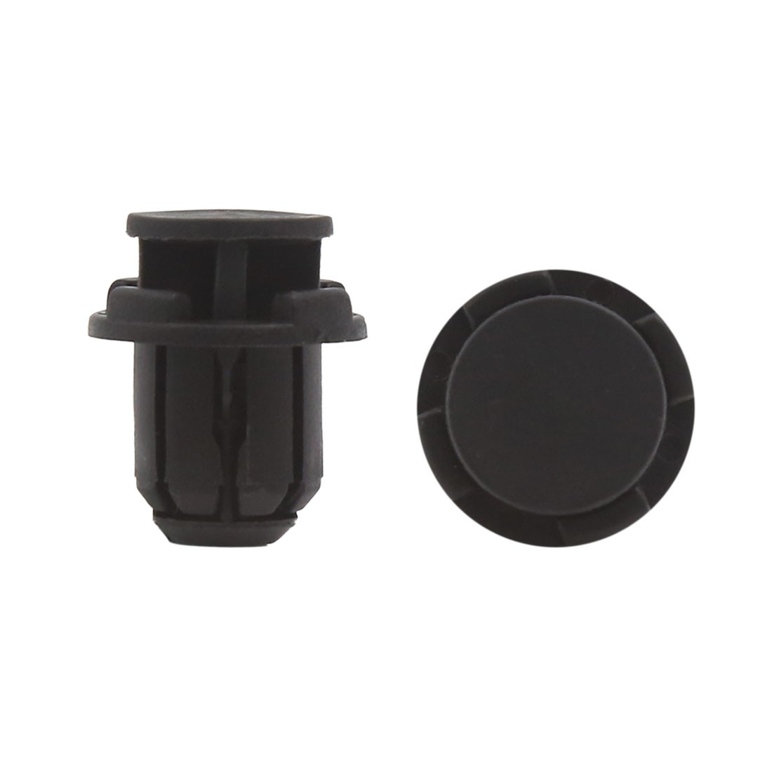 30pcs 14mm Hole Dia Car Door Trim Fender Plastic Rivets Fastener Clip Black