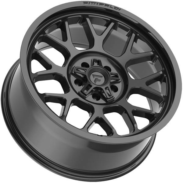 (Set of 5) Fittipaldi FA17B 17×8.5 5×5″/5×5.5″ +0mm Gloss Black Wheels Rims