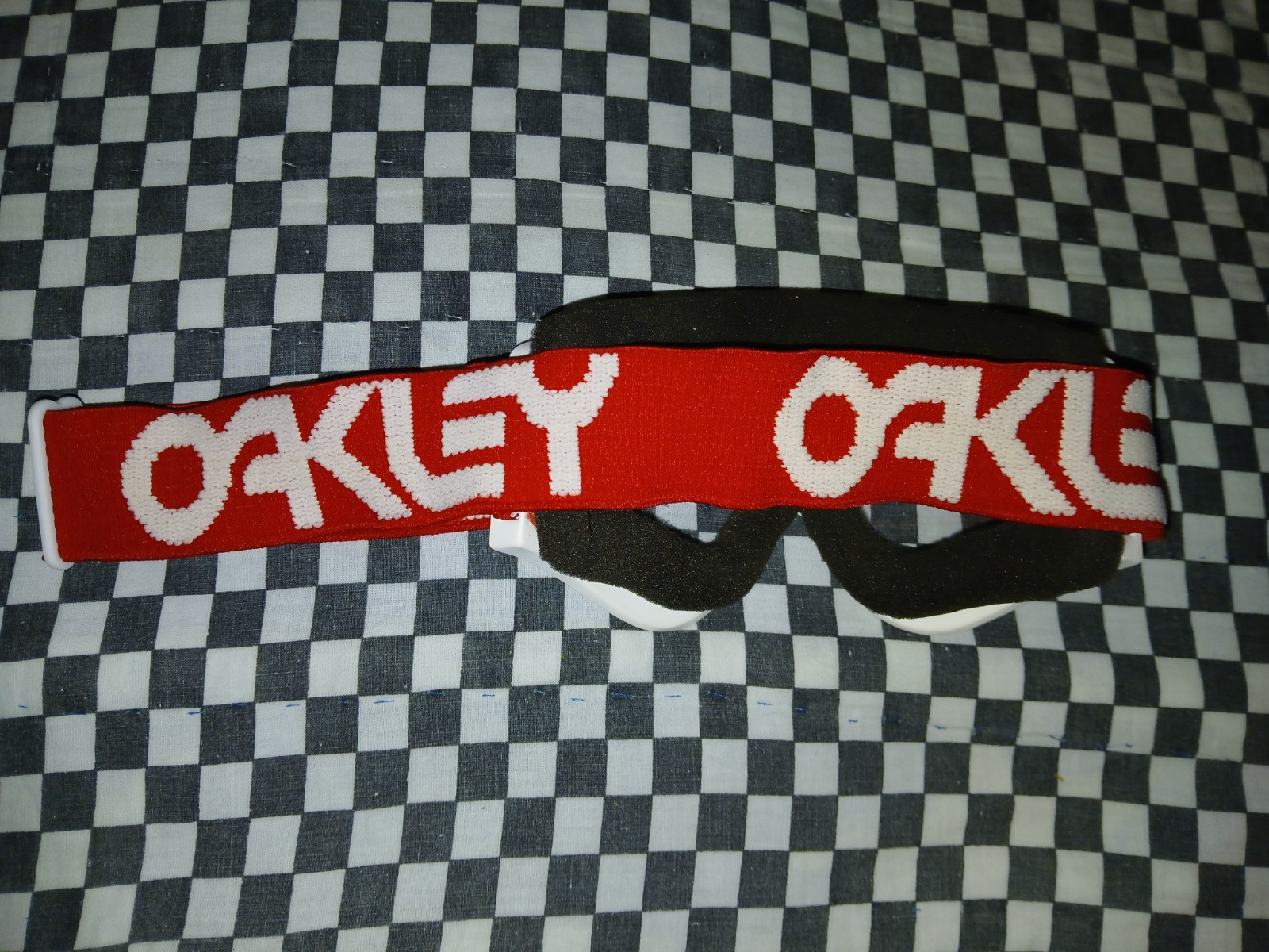 Vintage Oakley goggles White / Red guard mx,ama, , helmet, visor