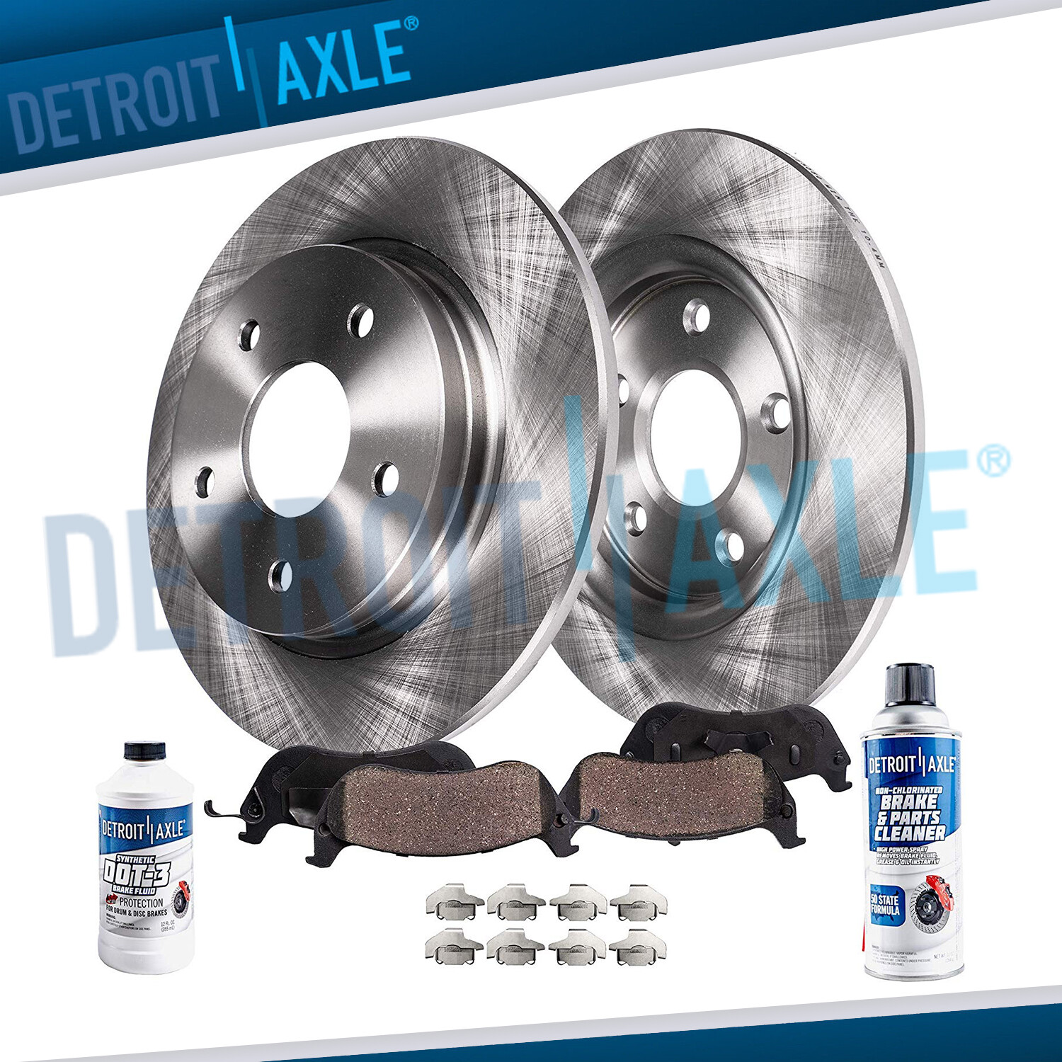 Rear Rotors Brake Pads for Dodge Grand Caravan Journey Chrysler Town & Country