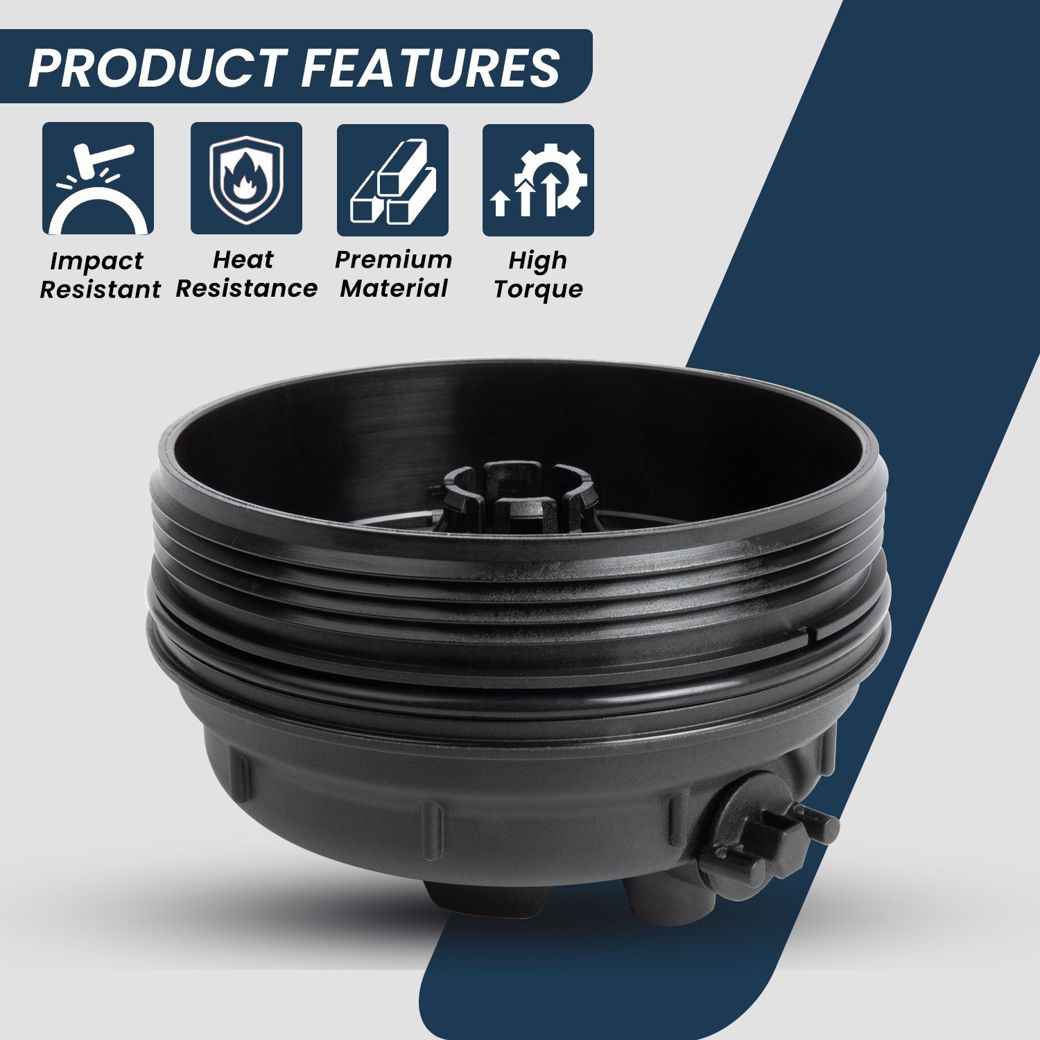Fuel Filter Housing Cover Cap For Dodge Ram 1500 2500 3500 2019-2024 68436815AA