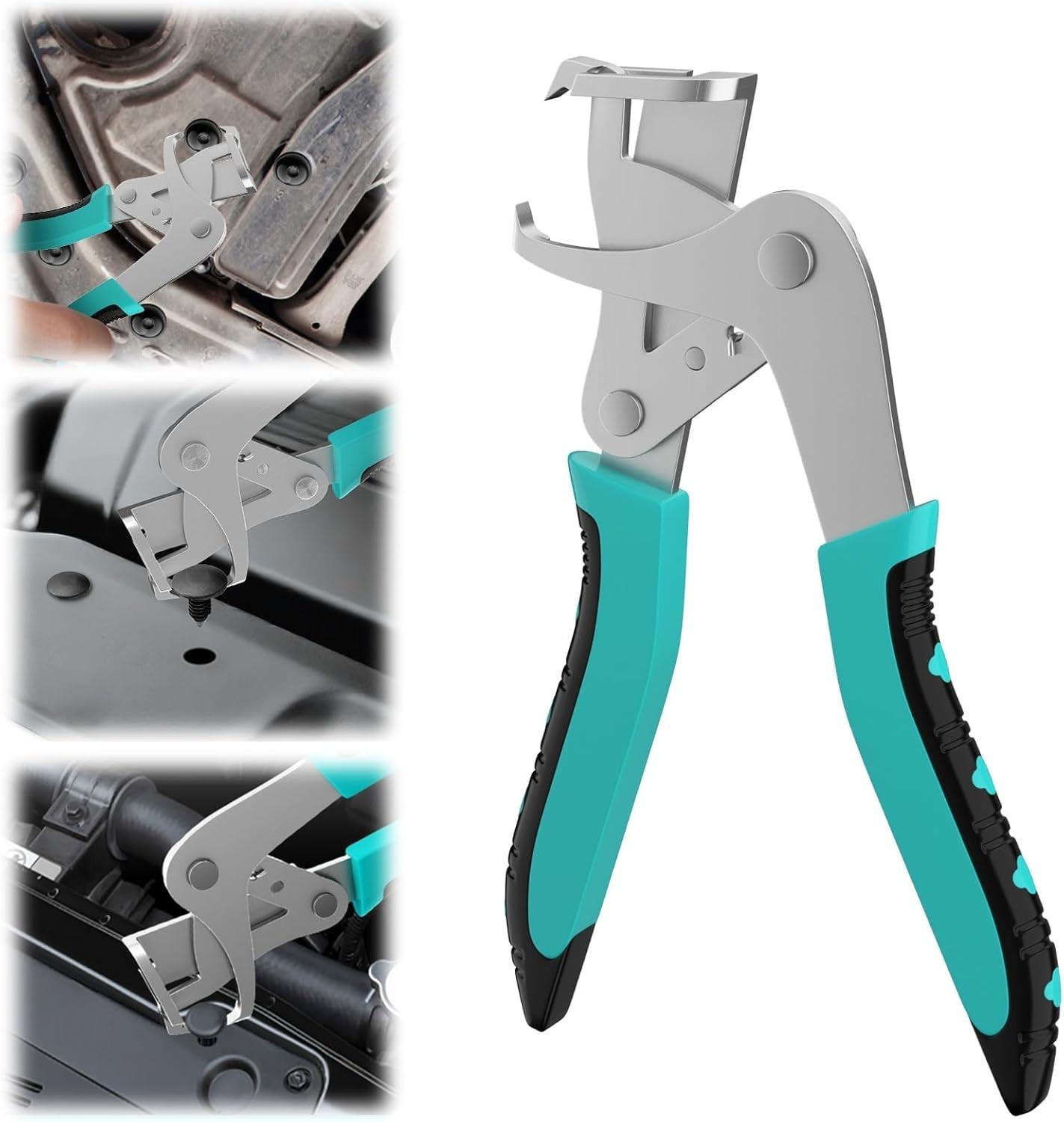 Car Clip Pliers, Spring-Loaded Panel Clip Removal Pliers Tool, Professional Auto