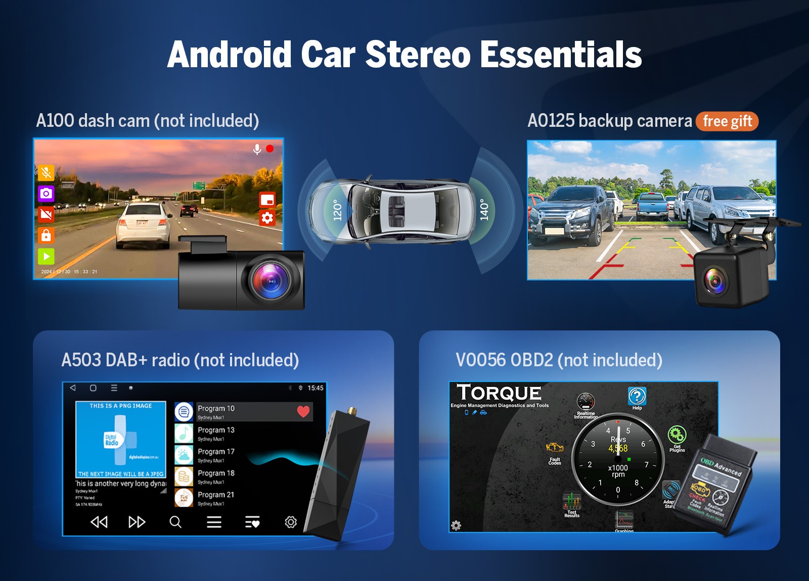Eonon Android 10 8Core Car Stereo GPS Navi Radio Bluetooth For Mazda 3 2004-2009