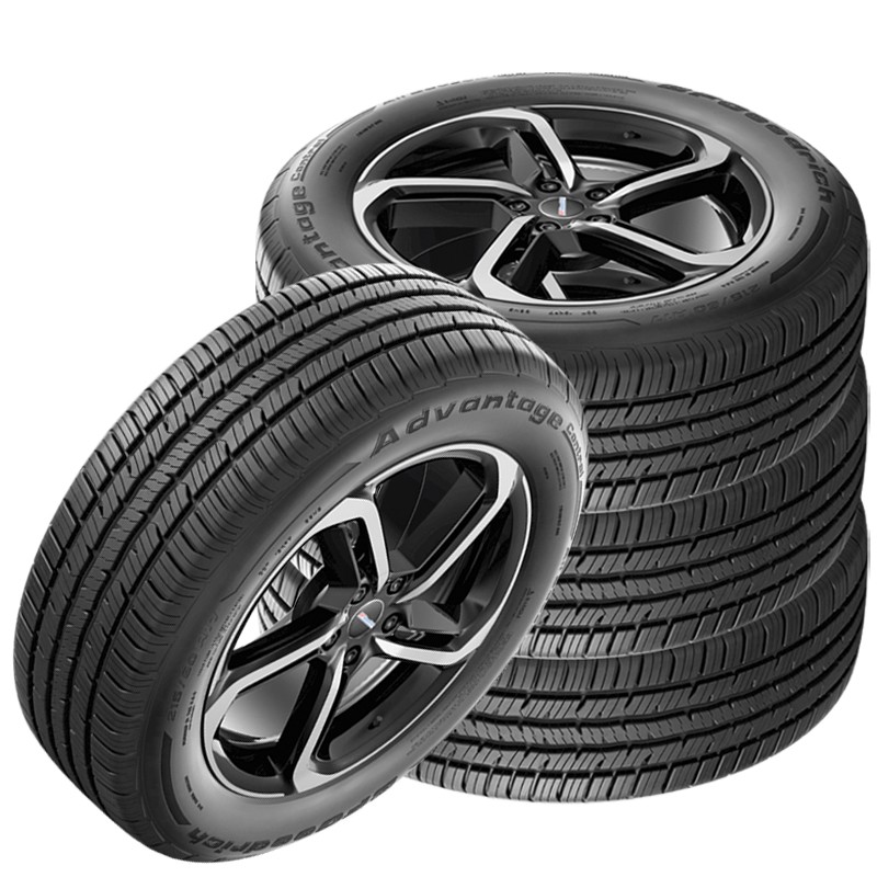 4 BFGoodrich Advantage Control 205/65R16 95H All Season 75K Mile 700BA Tires
