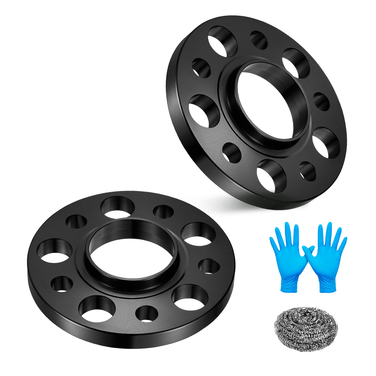 2x 15mm 5×4.4″ 5×112 Wheel Spacer 66.56mm For Audi A4 A5 S4 S5 Mercedes-Benz
