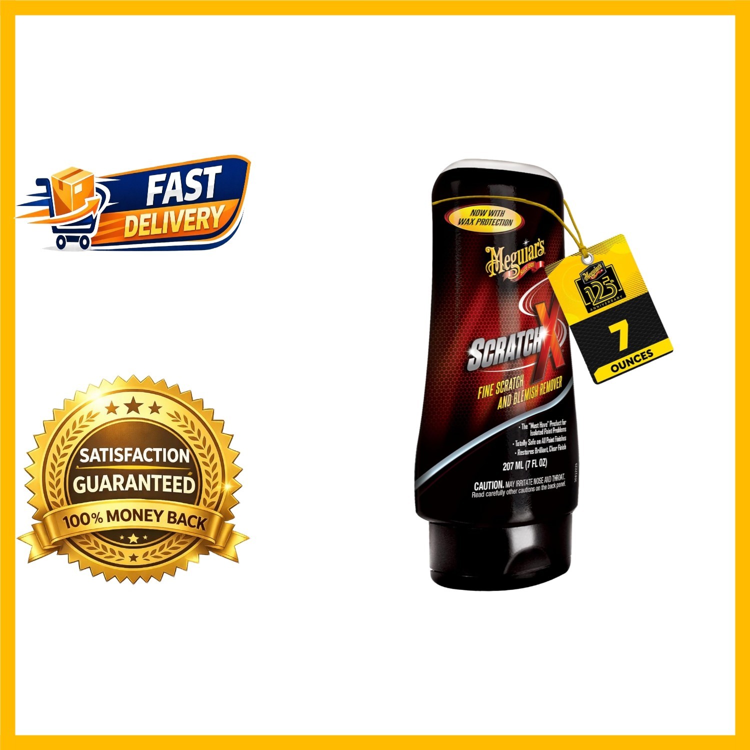 Scratch-X G10307 7 Oz: Car Scratch Remover for Glossy Paint Restoration