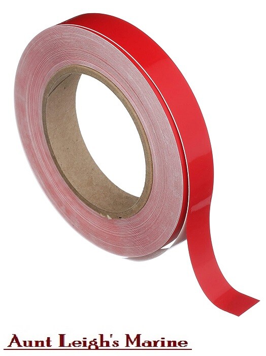 Seachoice Marine Self-Adhesive Boat Stripe Striping Tape 3 mil Red 1/2″ x 50′