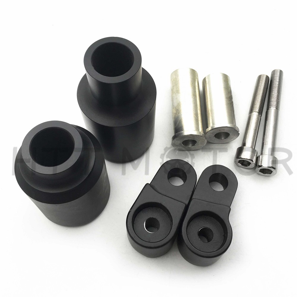 HTTMT For 2007-2008 Honda CBR600RR CBR600 CBR 600 RR 600RR BLACK FRAME SLIDERS