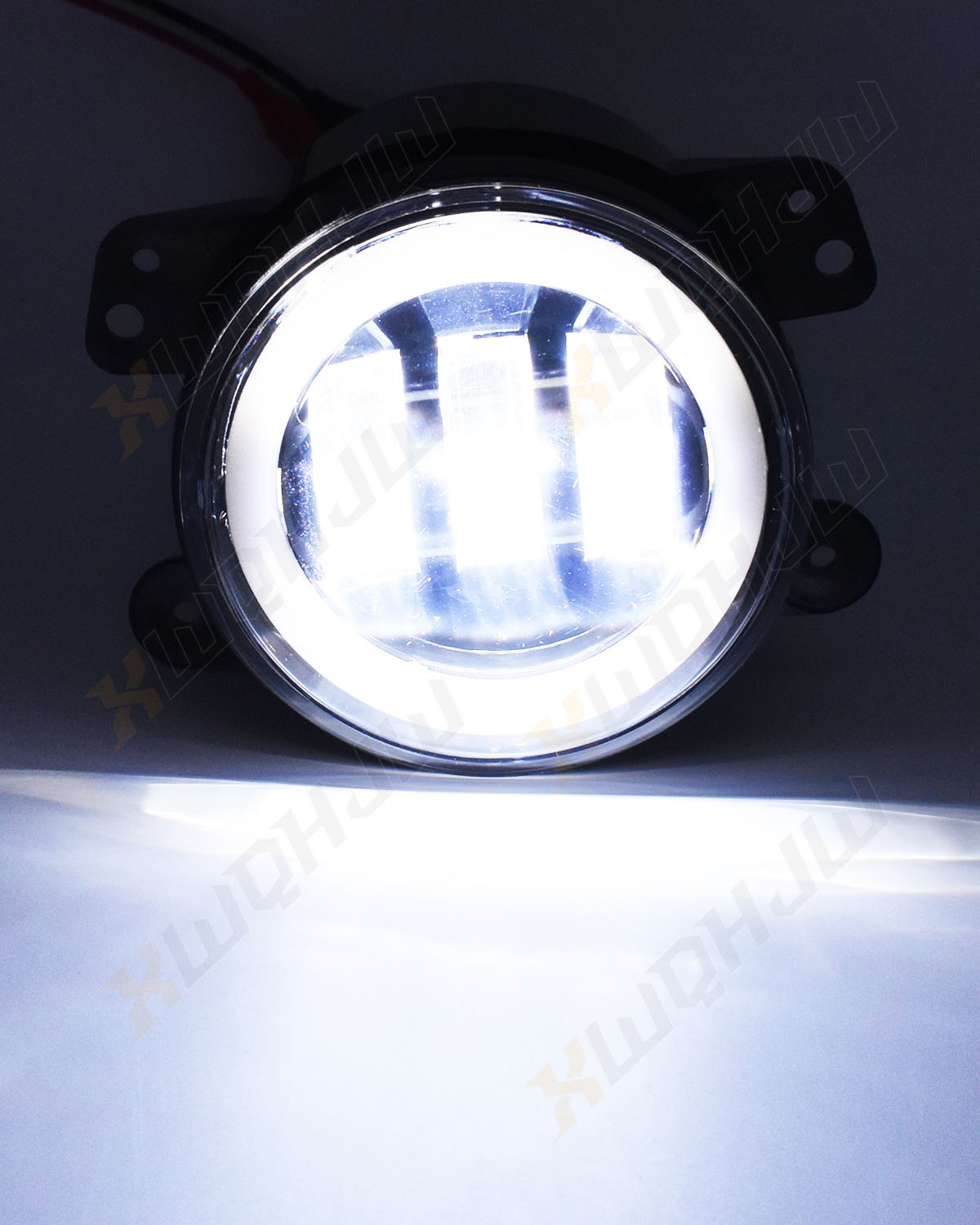 Pair Bumper LED Fog Lights Fit For Jeep Commander 2006 2007 2008 2009 2010