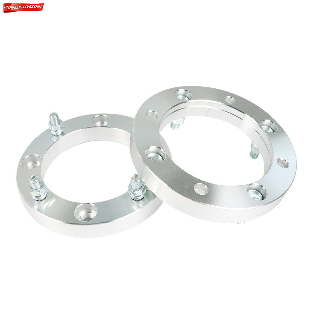 (4) 1″ 4×156 Wheel Spacers For Polaris RZR XP 1000 900s Ranger 12×1.5 Silver