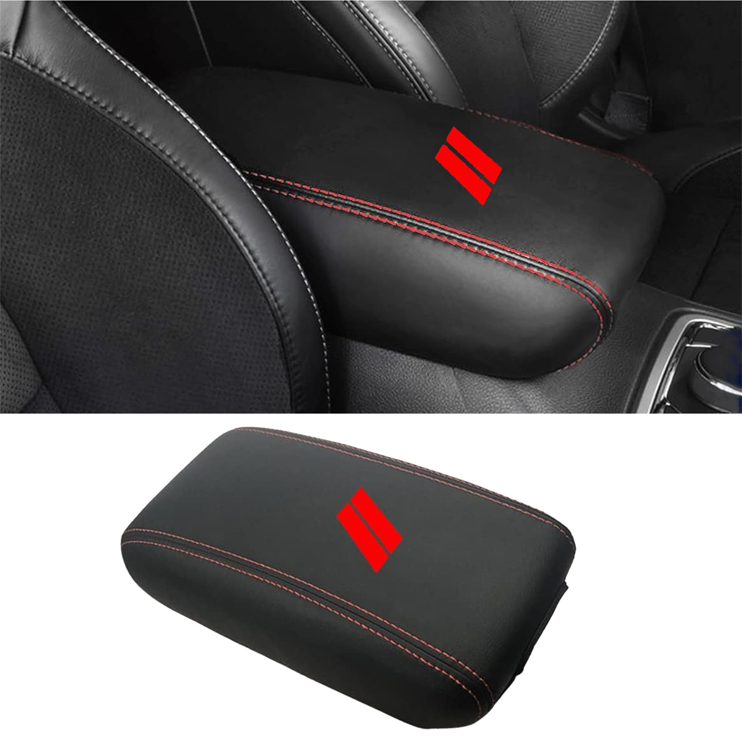 For Dodge Durango 2011-2020 Accessories Leather Car Center Console Armrest Cover