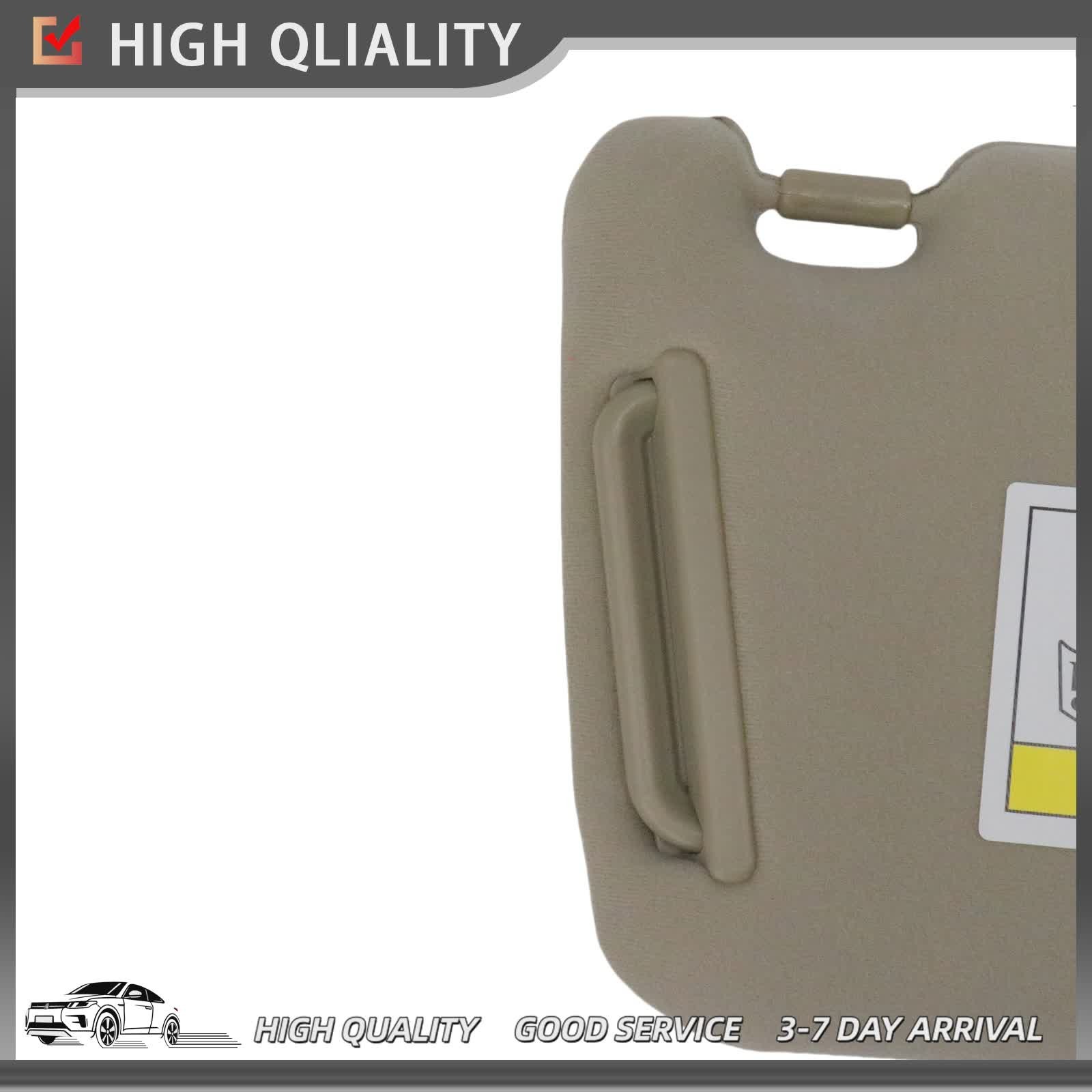 Sun Visor & Mirror Driver Beige For Lexus GX460 2010-2023 4.6L 74320-60D22-A0