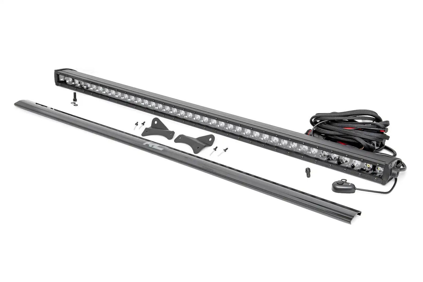 Rough Country 40″ LED Light Bar Roof Rack Kit for 21-26 Bronco Sport – 71039