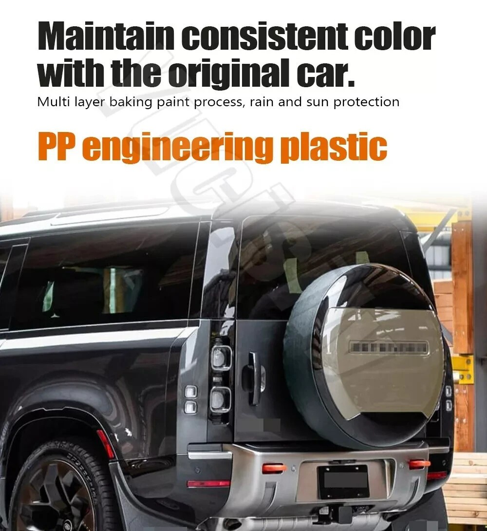 Gondwana Stone Spare Tire Wheel Cover for LR Defender 110 90 130 2020-2026