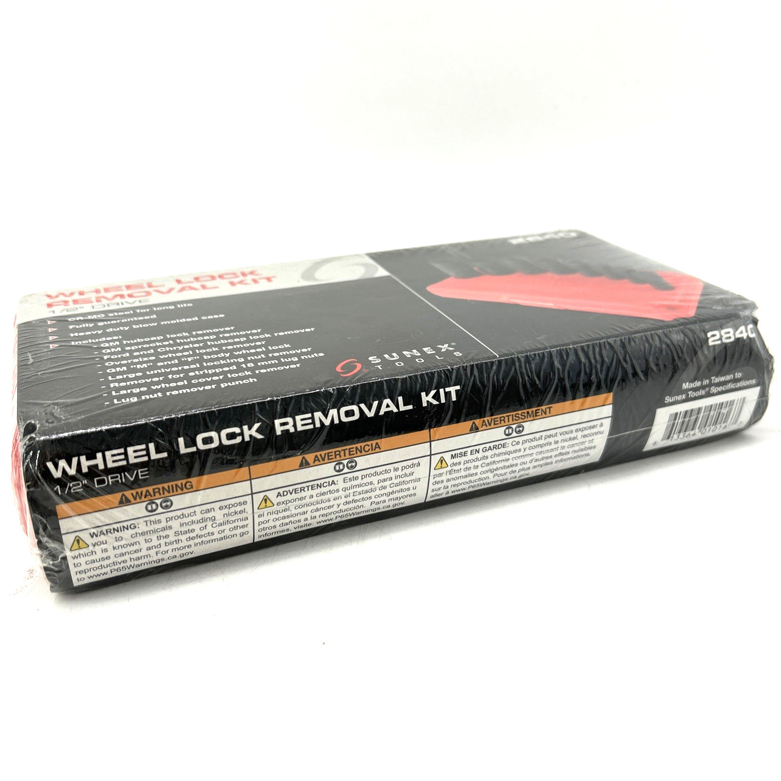 SUNEX Tools 2840 Wheel Lock Removal Kit