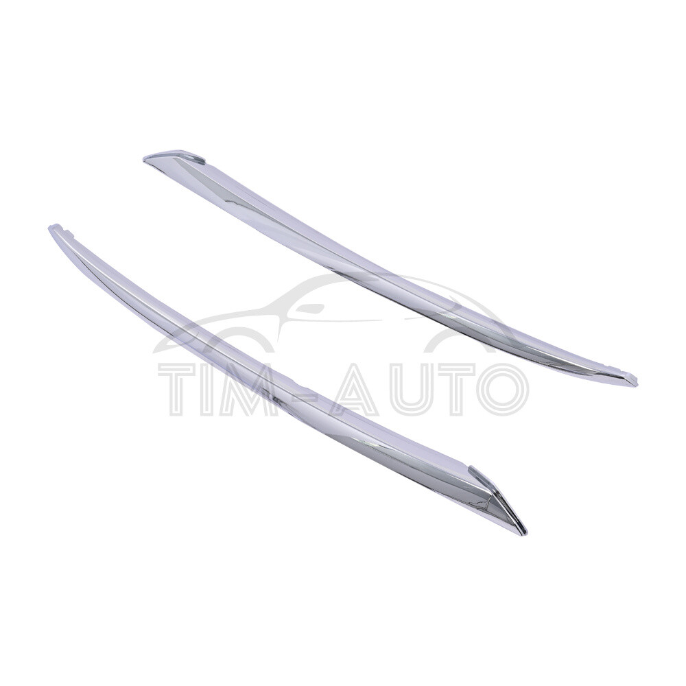 For Nissan Pathfinder 13-16 Front Bumper Chrome Trim Molding LH+RH