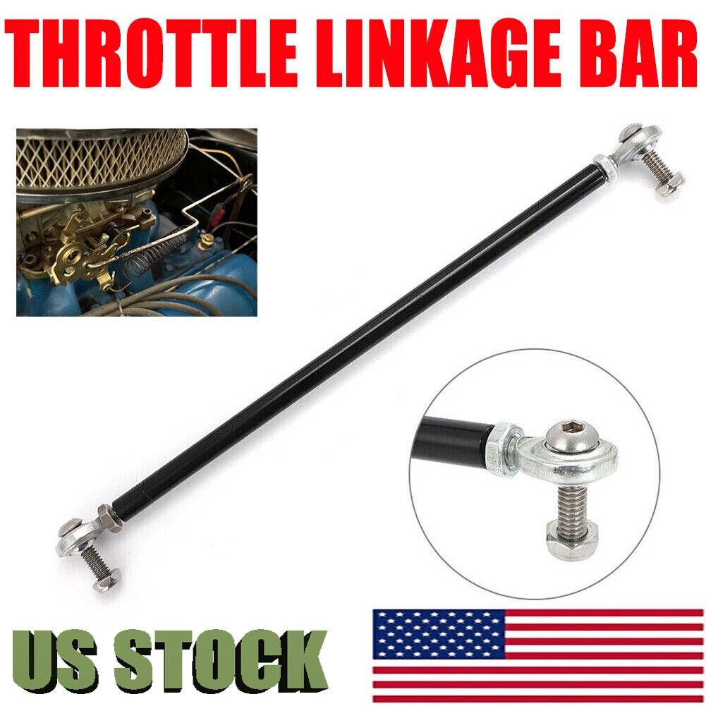 US Universal Adjustable Length Throttle Linkage Bar & Mounting Kit up to 11-3/4″