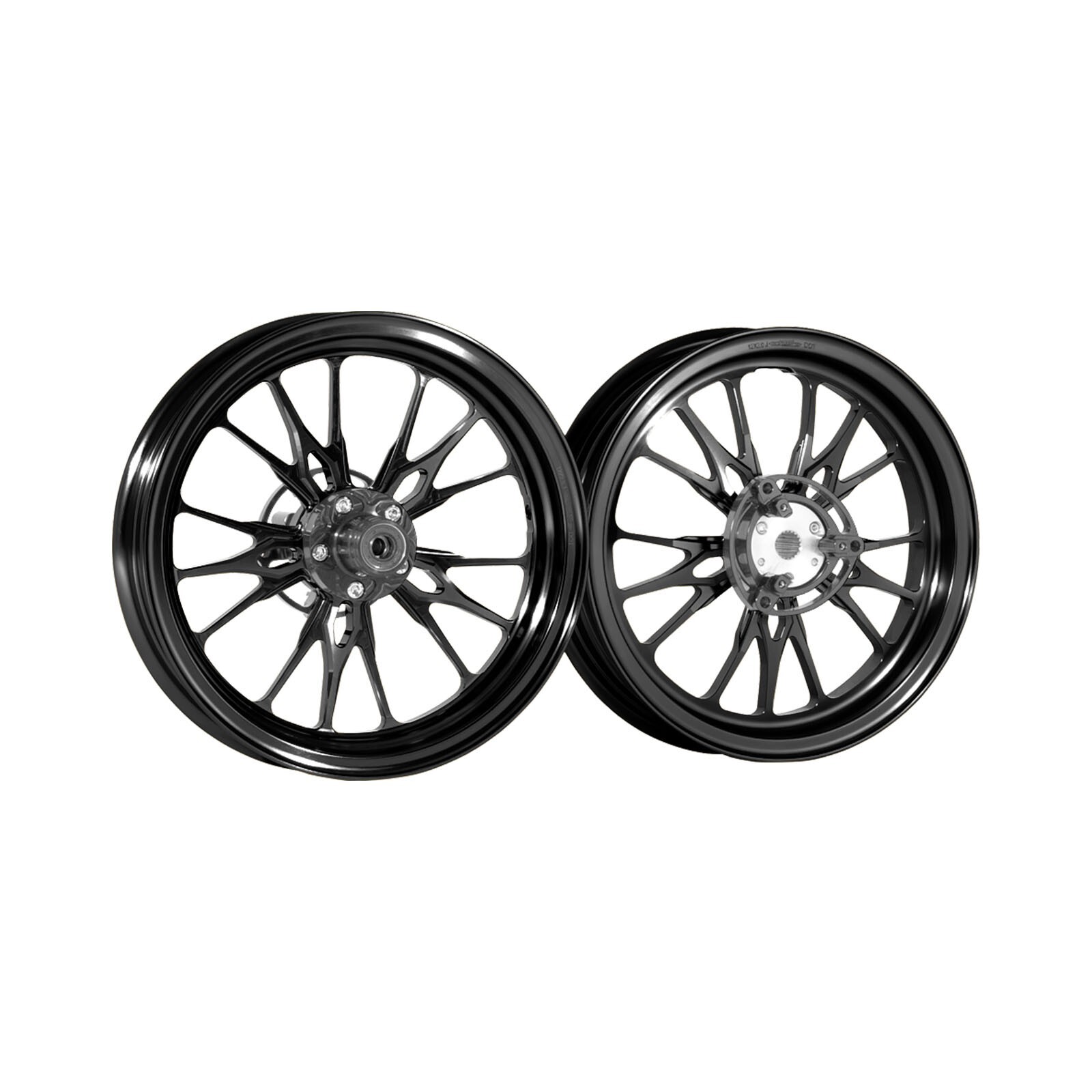 MOS XR15 Forged Aluminum Alloy Rims Wheels for Yamaha Cygnus X 125 4th 5th Black