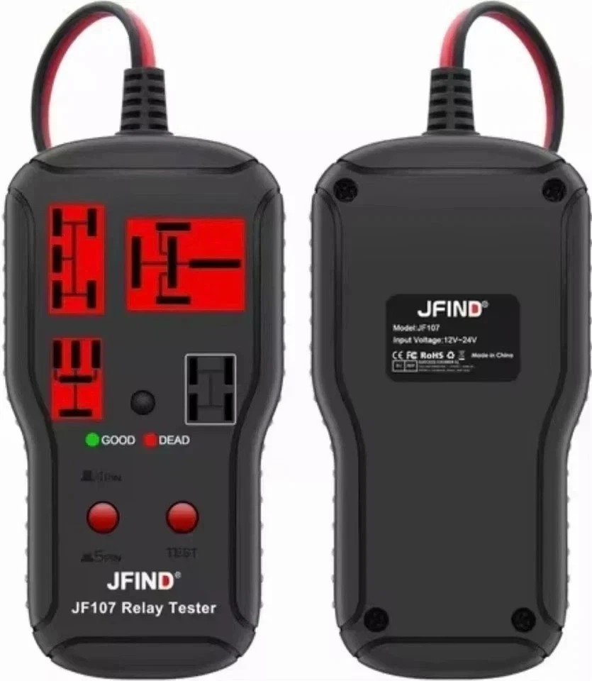 Universal 12V 24V Automotive Relay Tester Car Circuit Battery Voltage Checker To
