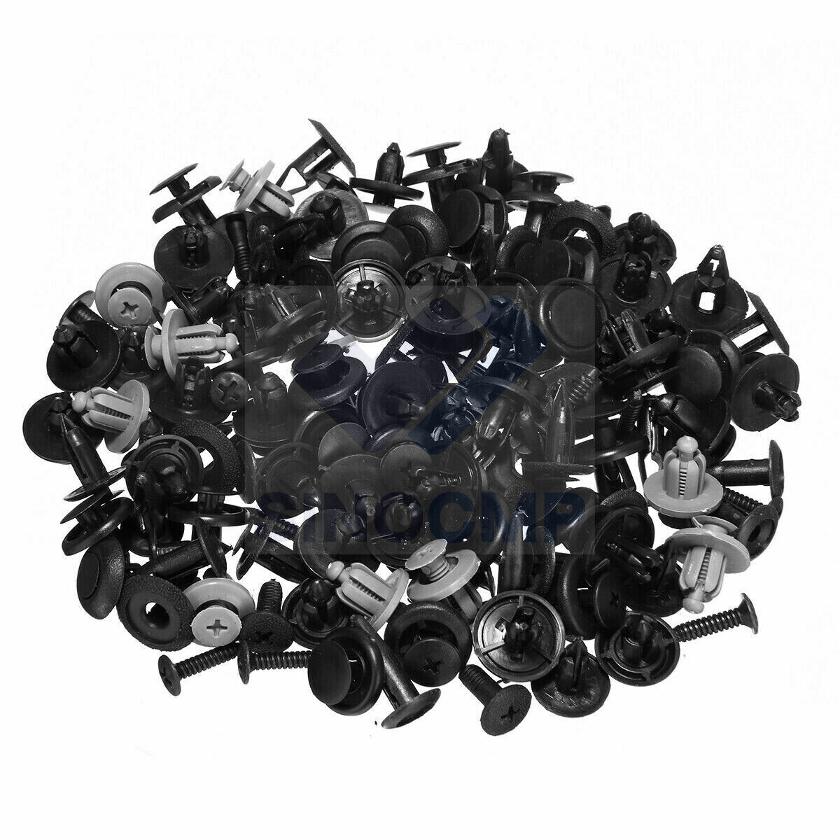 100Pcs Bumper Clips Retainer Auto Car Plastic Rivets Fastener Fender Push Pin US